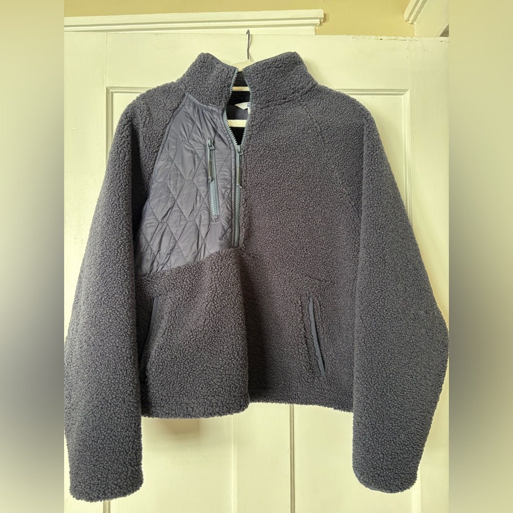 Joylab fleece pullover zip